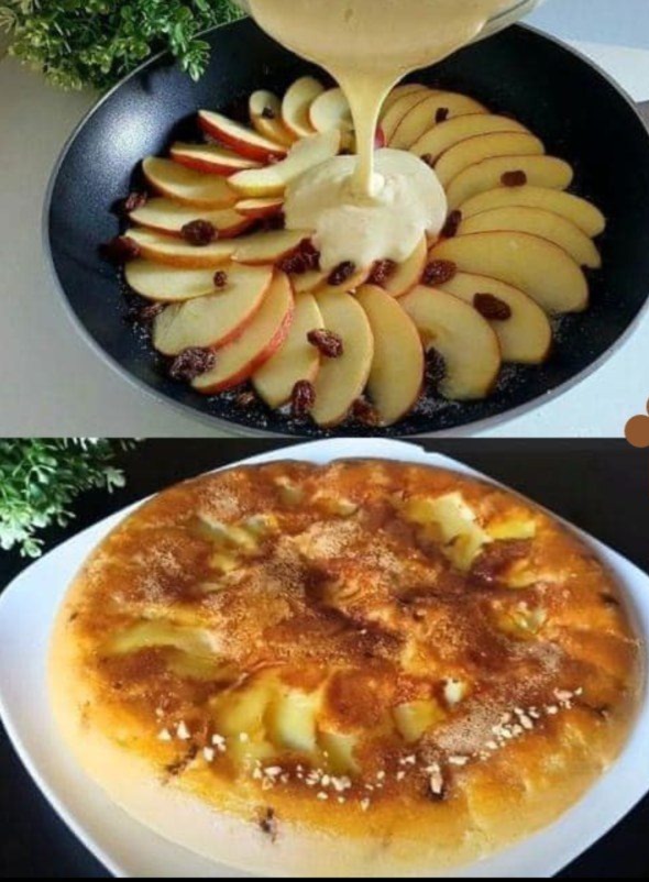 Il dolce alle mele che sta facendo impazzire il mondo! Niente forno, solo 1 uovo!