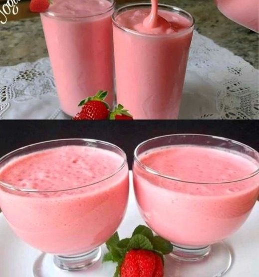 Yogurt alla fragola fatto in casa super cremoso che fa molto