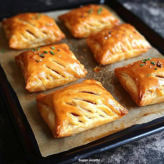 Sfogliatine al salmone e formaggio