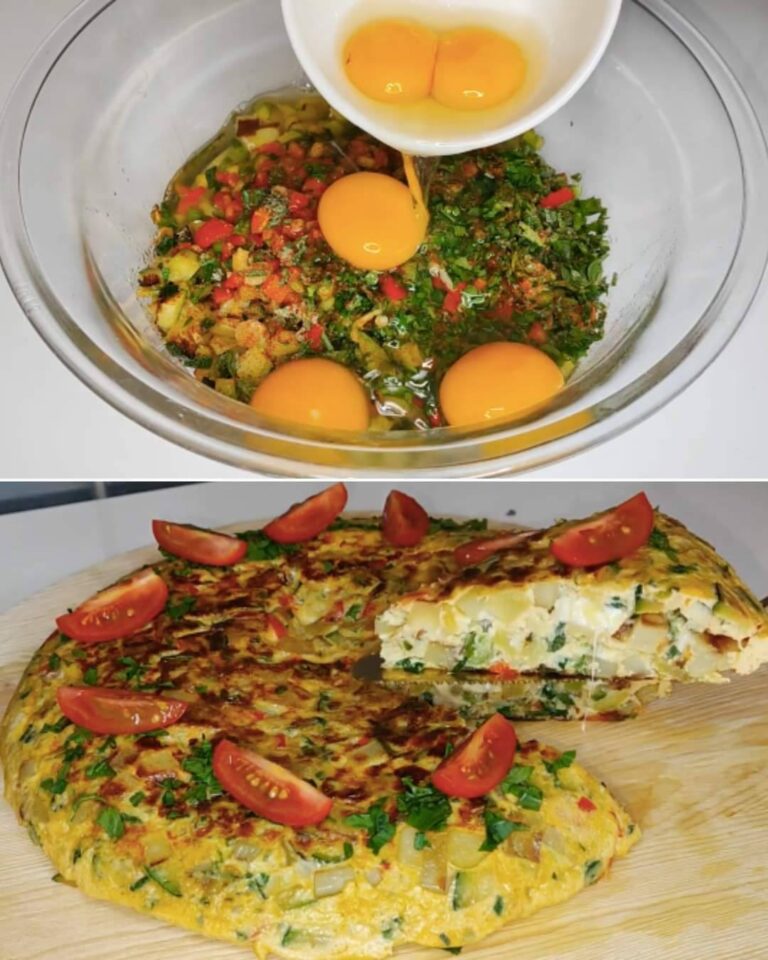 Frittata con verdure e patate: la ricetta facile e veloce