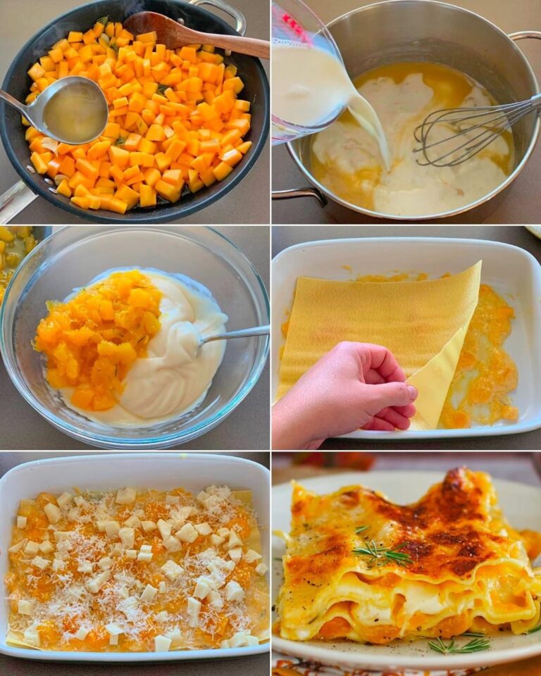 Le lasagne di zucca alla zucca