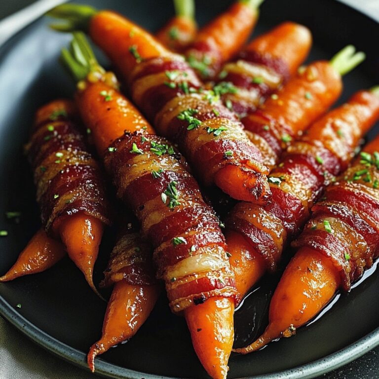 Carote Avvolte Nel Pancetta Con Sciroppo D'acero