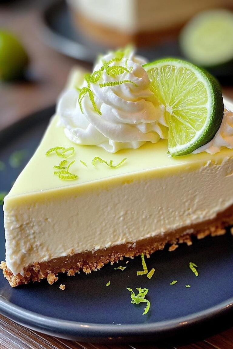 Cheesecake rinfrescante alla mousse al lime