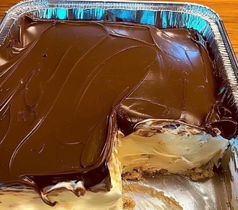 Torta Eclair al burro di arachidi senza cottura