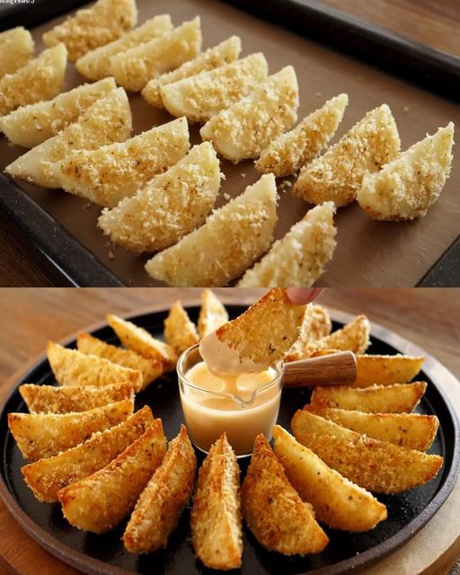 Patate con formaggio e aglio