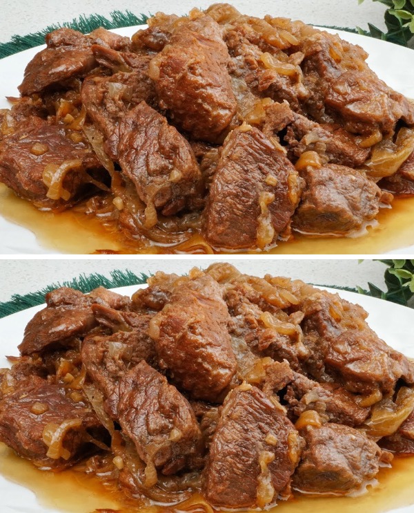 Tenerissima carne di manzo che si scioglie in bocca con verdure arrosto