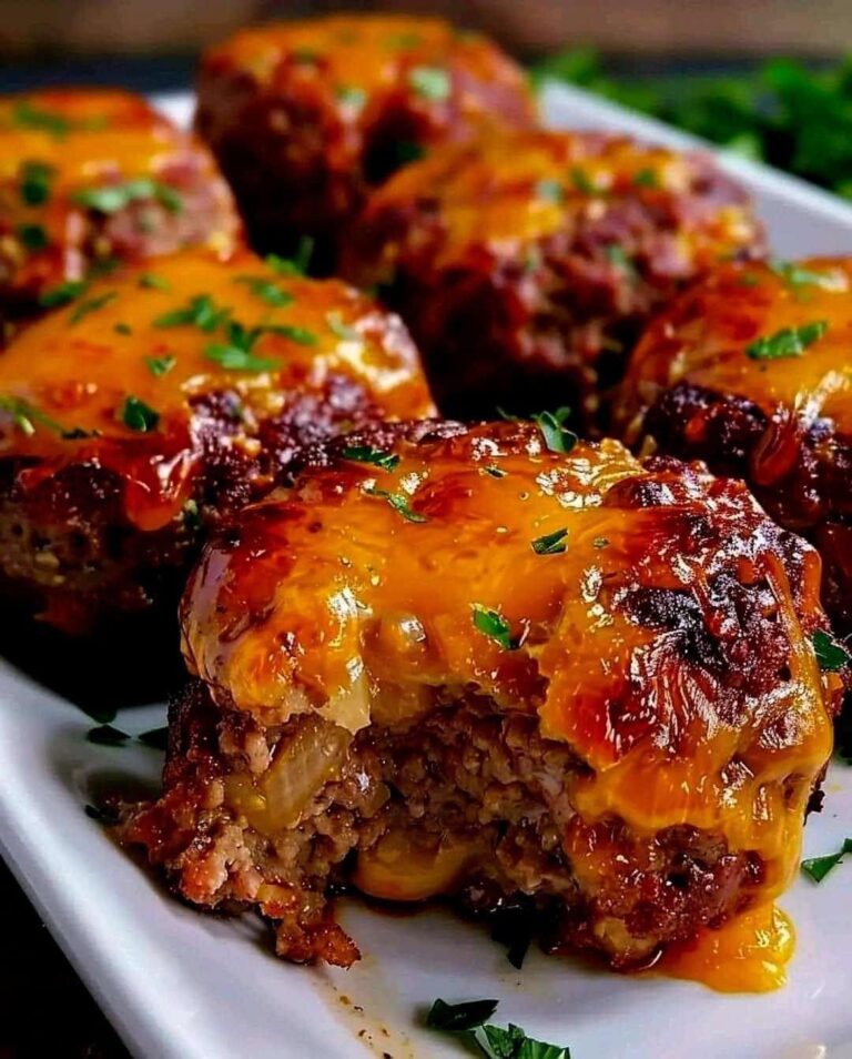 Bocconcini di polpettone ripieni di formaggio