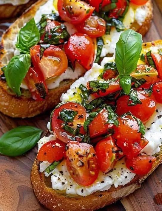 Bruschetta burrata