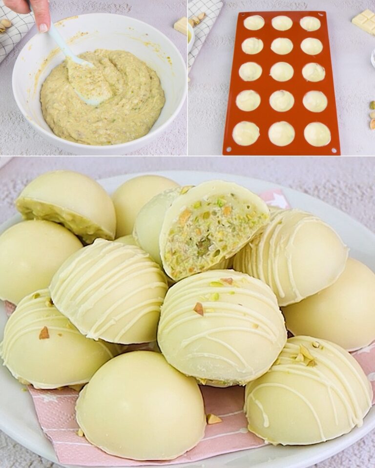 I cioccolatini al pistacchio