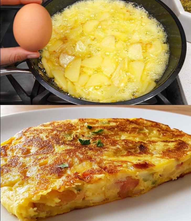 “Frittata spagnola facile per uno (o due): Tortilla de Patatas in versione pratica”