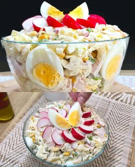 Un’insalata dimenticata ma gustosissima, realizzata con prodotti semplici! Un’insalata per tutte le occasioni!
