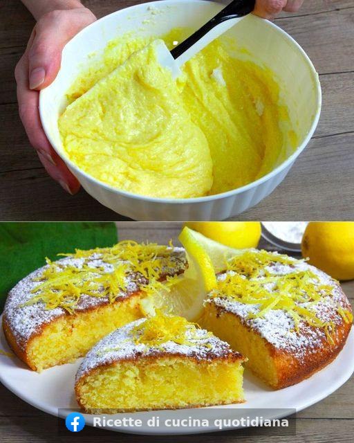 Torta tenerina al limone: la ricetta della variante golosa e profumata