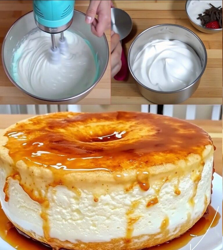 Dessert soffice al caramello