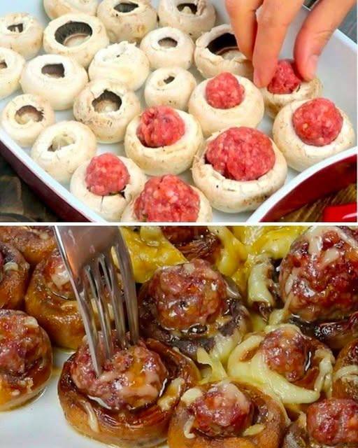 Funghi Ripieni Con Polpette: Una Ricetta Facile Per Una Cena Veloce E Deliziosa