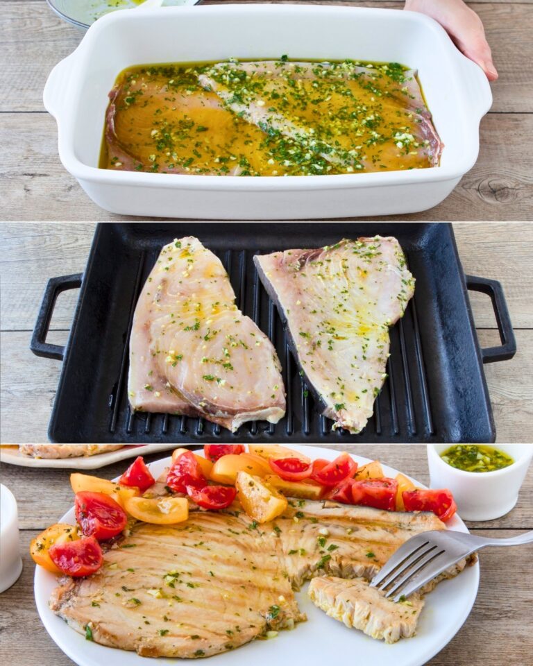 Pesce spada alla piastra: