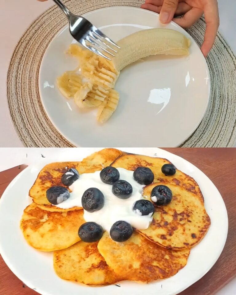 Pancake facili con farina d’avena e banana