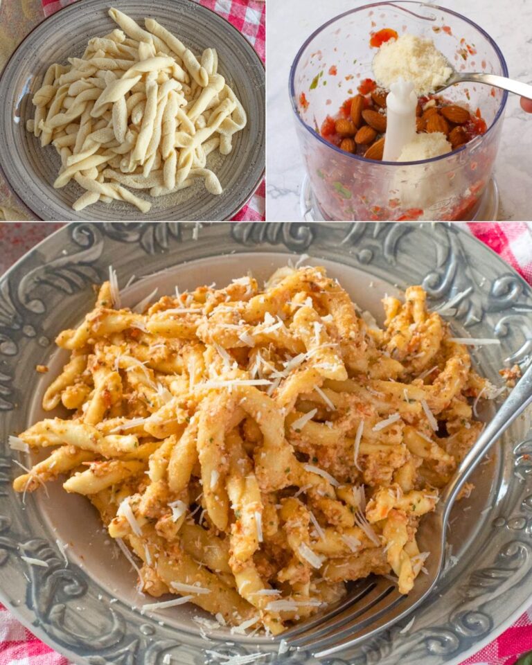 Busiate alla trapanese: la ricetta del piatto tipico siciliano fragrante e gustoso