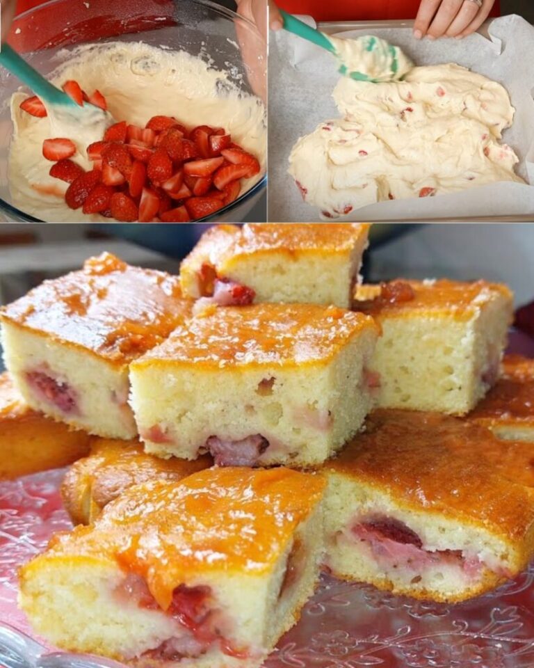 Quadrotti di ricotta e fragole: il dolce morbido e goloso