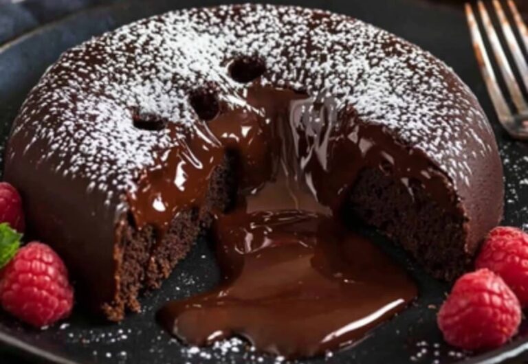 Fondant intenso al cioccolato e mascarpone con cuore di fondente