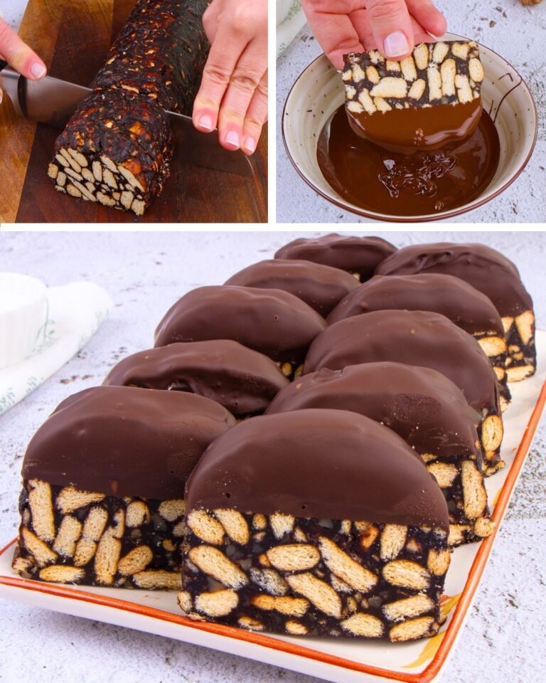 Salame di cioccolato senza cottura