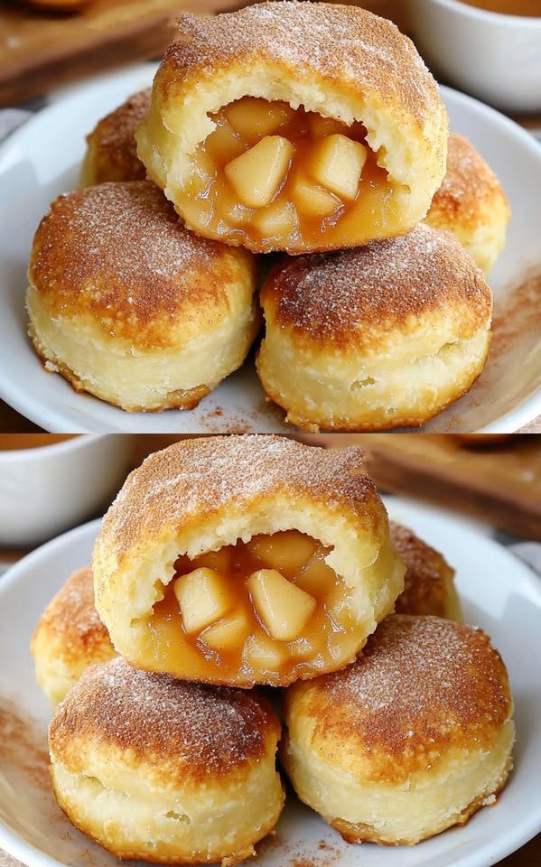 Scommetto che hai tutti gli ingredienti della fantastica friggitrice ad aria o delle bombe per torta di mele al forno!