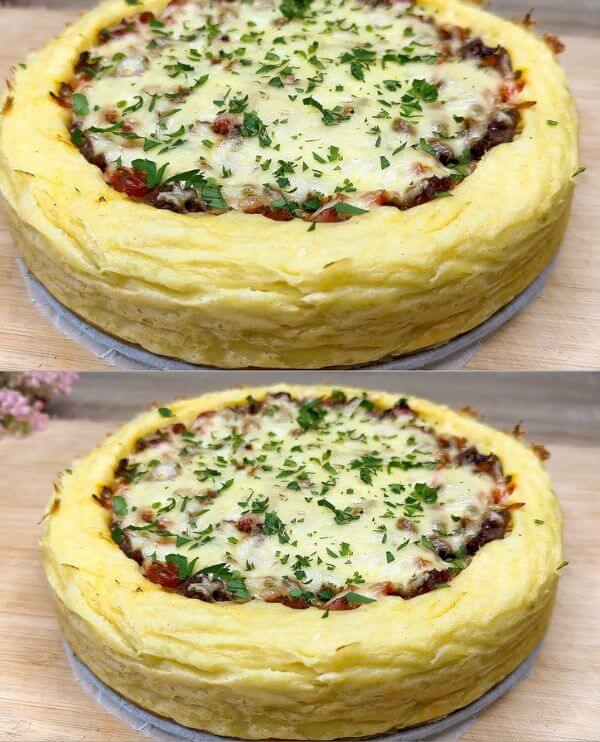 Vorrei mangiare questa torta di patate ogni giorno! Ricetta facile e incredibilmente deliziosa!