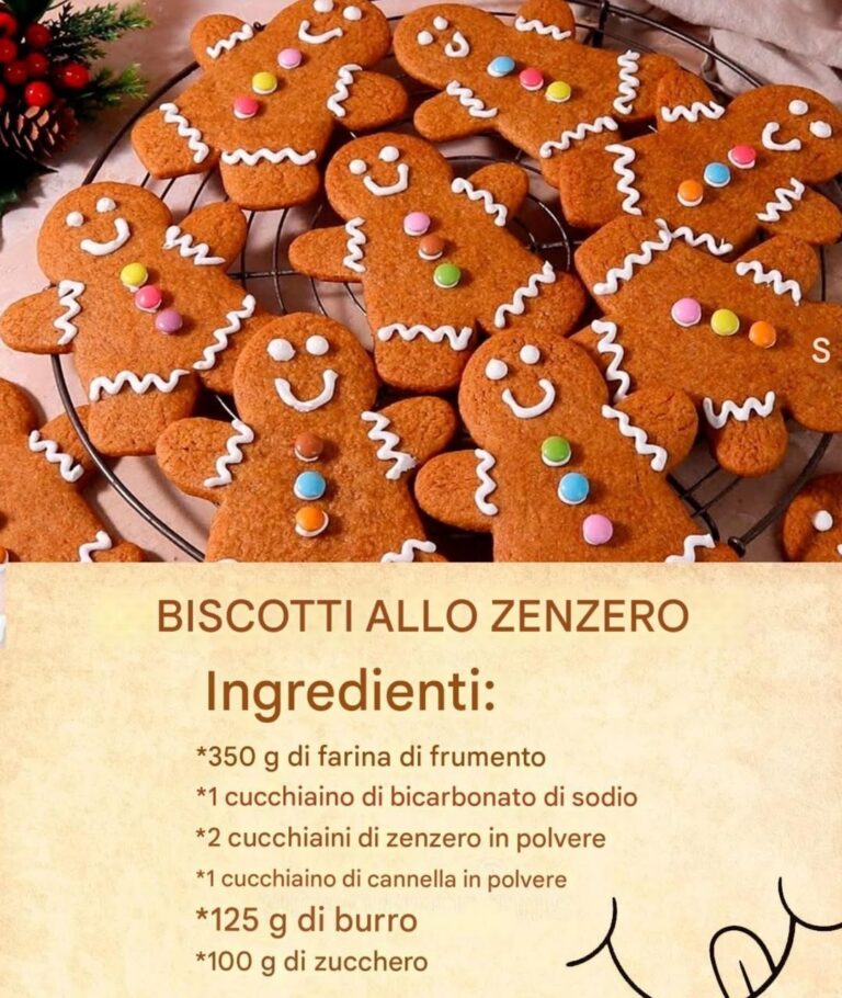BISCOTTI ALLO ZENZERO PER NATALE