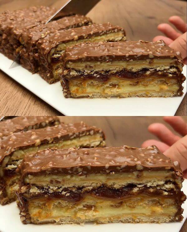 Caramello Crunch Doozie Bars: Un Dolce Senza Cottura da Sogno