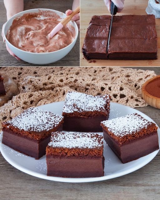 Torta magica al cacao: la ricetta di un dolce al cioccolato con tre consistenze diverse