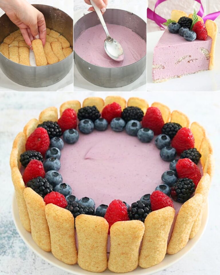 Charlotte di pavesini: la ricetta della torta fredda golosa e scenografica