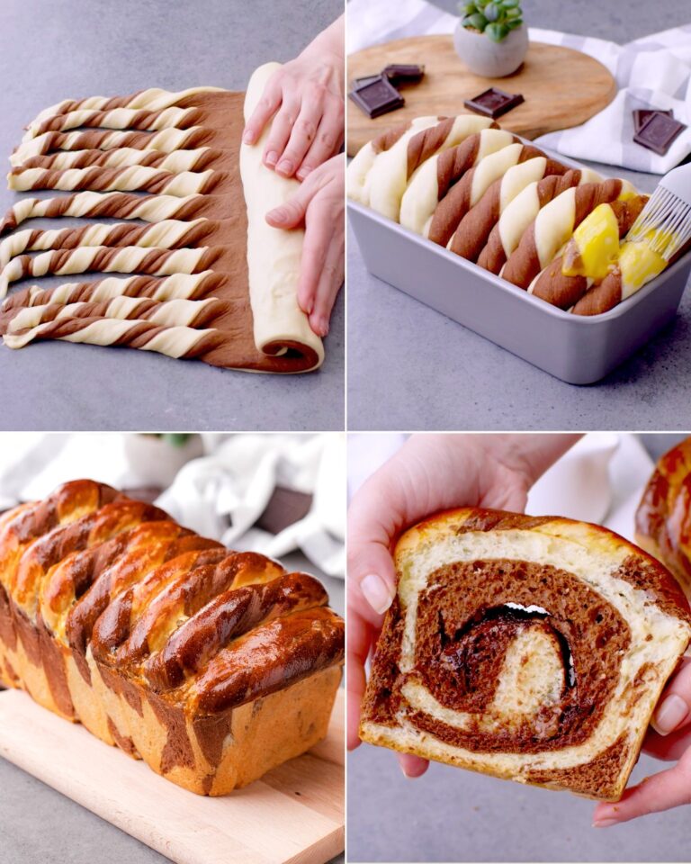 Brioche bicolore: morbida e profumata!