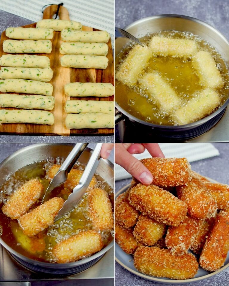 Crocchette di patate croccanti con pangrattato Panko