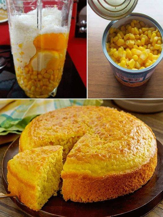TORTA DI MAIS IN FRULLATORE