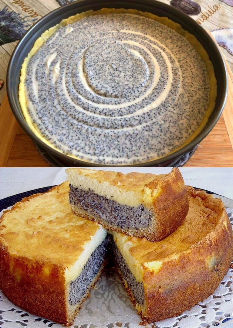È pazzesco quanto sia deliziosa, la torta alla panna acida ai semi di papavero con rischio di dipendenza!