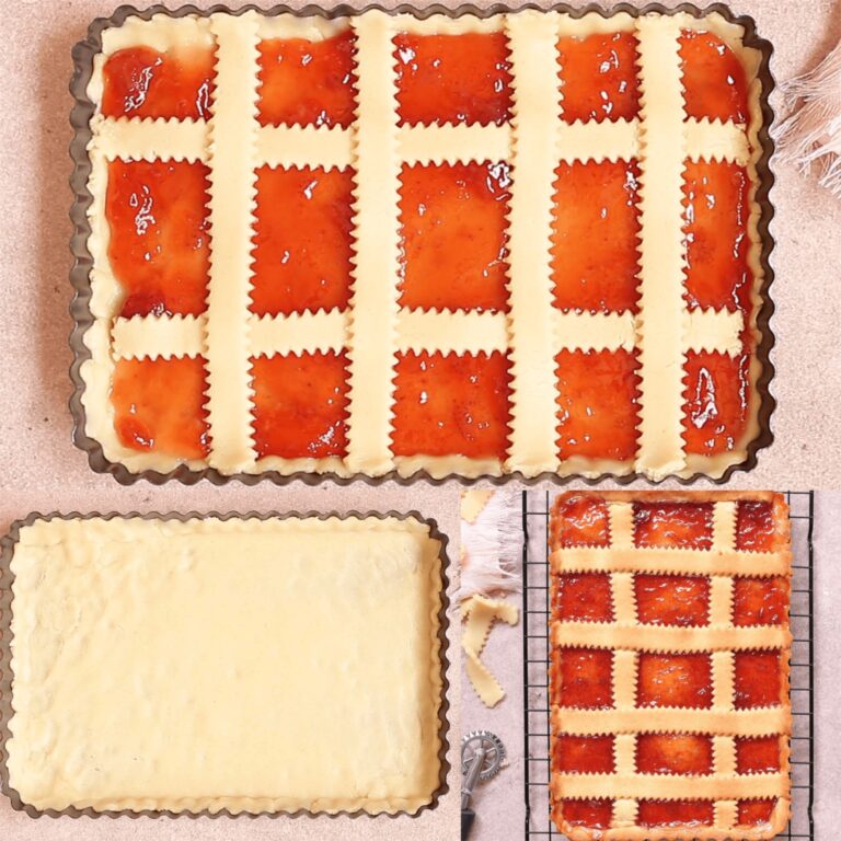 Crostata di marmellata senza uova e senza burro