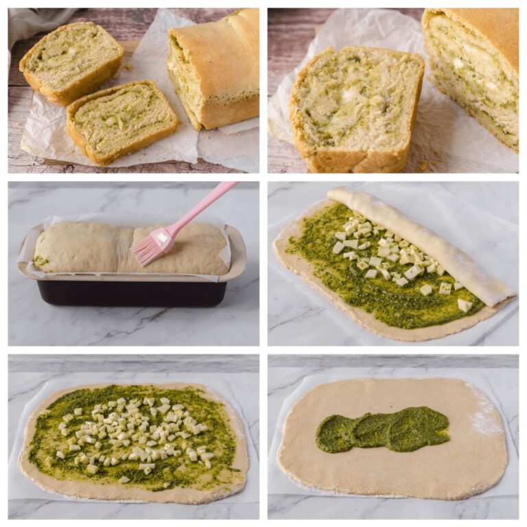 Pan brioche al pesto