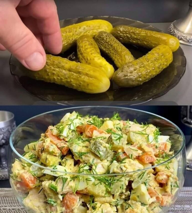 Una ricetta dimenticata da tempo. Deliziosa insalata realizzata con ingredienti semplici: niente maionese