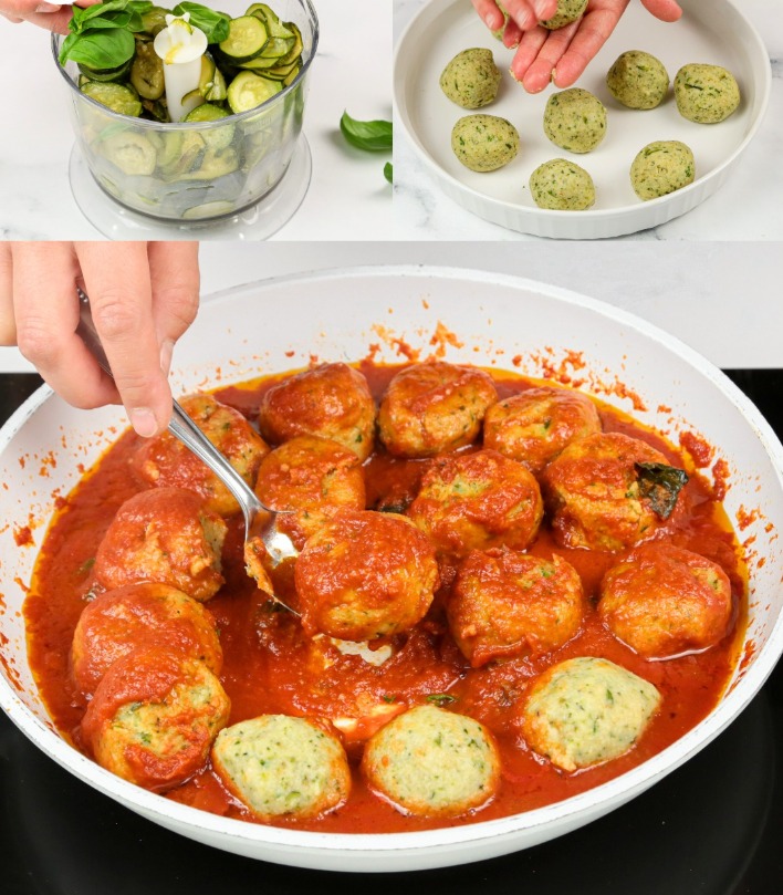 Polpette di zucchine: la gustosa ricetta del piatto principale per le polpette di zucchine al sugo di pomodoro