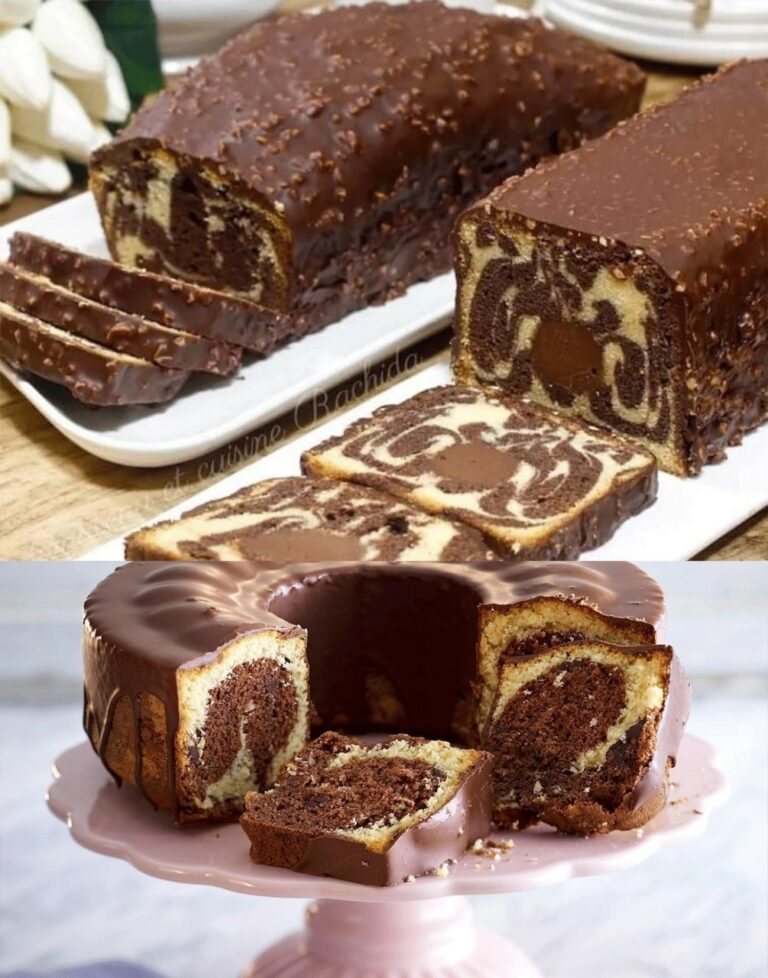 Torta marmorizzata al cioccolato