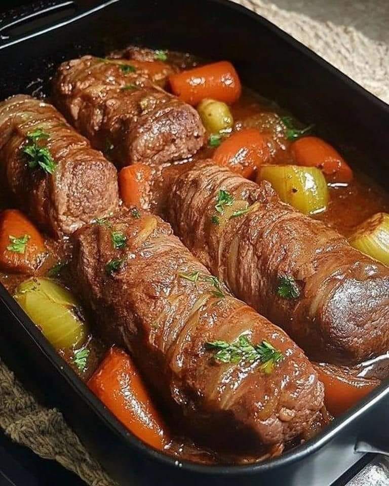 Paupiettes Di Manzo Con Verdure: