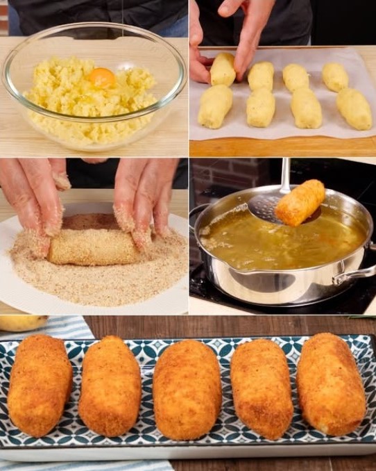 CROCCHETTE DI PATATE Segui la ricetta e non si apriranno in cottura
