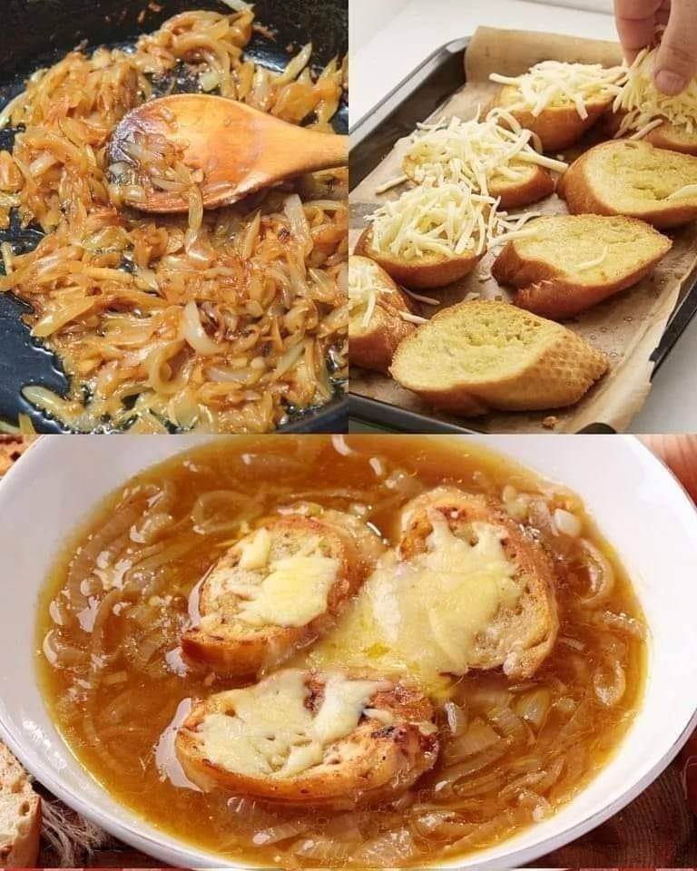 ZUPPA DI CIPOLLE GRATINATE: Un ricco aperitivo!