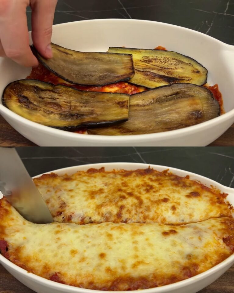 Melanzane al Forno alla Parmigiana con Salsa di Pomodoro