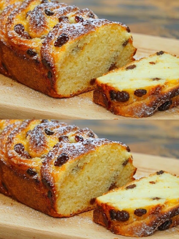 Torta morbida all’uvetta