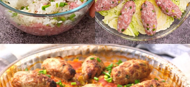 Cavolo al forno con polpette: un piatto unico per una ricetta deliziosa e leggera!