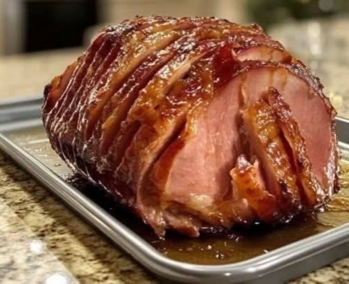 Prosciutto glassato a 3 ingredienti con zucchero di canna