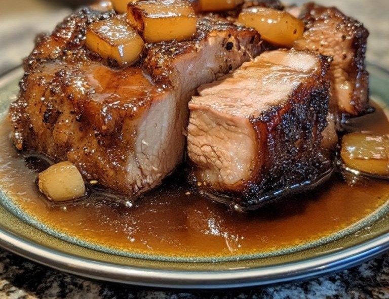 Ricetta di maiale brasato con birra e sciroppo d'acero