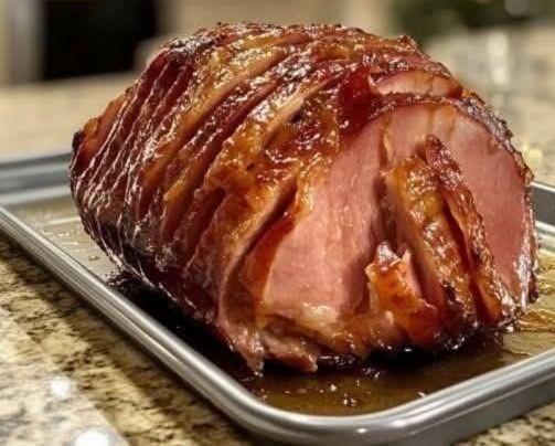 Prosciutto glassato a 3 ingredienti con zucchero di canna