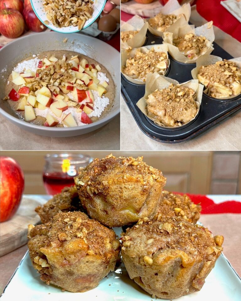 Muffin mele e noci: la ricetta dei dolcetti autunnali sfiziosi e irresistibili
