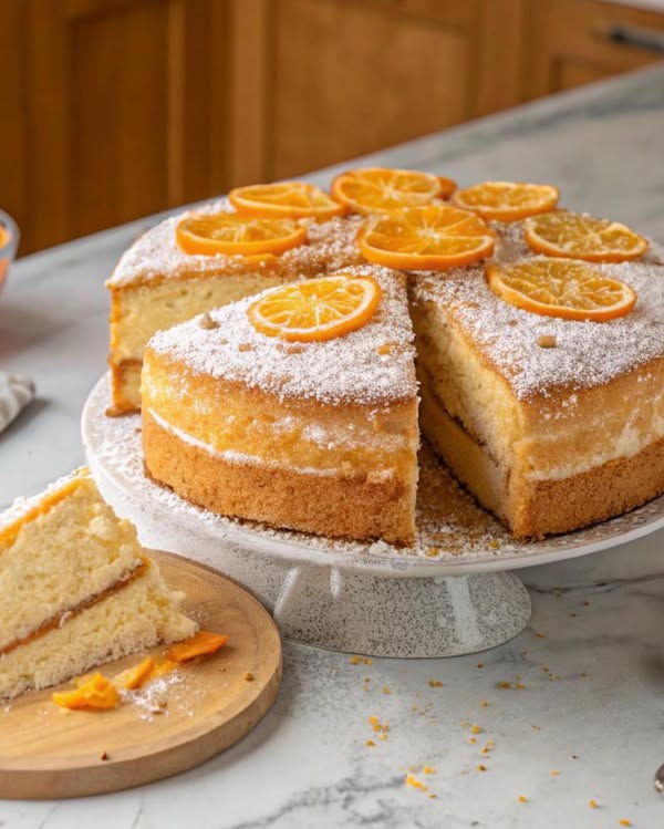 Torta all’arancia profumata e golosa